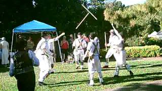 Deer Creek Morris Men  Old Peculier Sherborne  California Revels Summer Solstice Gala 2011 [upl. by Luwana]