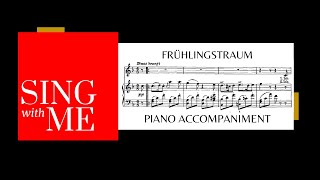 Fruhlingstraum  Accompaniment F major  Schubert [upl. by Agnizn]