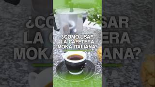 Cafetera moka italiana ☕️ Así se usa una de las cafeteras más populares del mundo 🌎 ✨ [upl. by Notgnirrac]