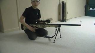 LEAPERS UTG L96 AIRSOFT SNIPER RIFLE REVIEW [upl. by Eliga]