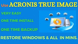 How to Make Bootable USB of Acronis True Image  How to Create Backup and Restore in Acronis [upl. by Nigen]