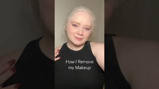 How I Remove My Makeup  Get Unready with Me as someone with Albinism shorts [upl. by Yspyg854]