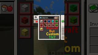 Minecraft But With Custom TNT minecraft tnt trending virlashort [upl. by Nimajeb]