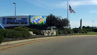 Austin Straubel International Airport Access Road inbound [upl. by Ck]