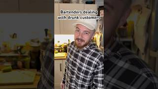 Bartenders dealing with drunk customers bartender customer drink cocktail comedy [upl. by Iatnwahs797]