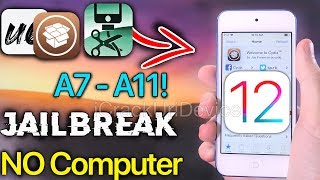 NEW Jailbreak iOS 12  1212 A7A11 Unc0ver NO COMPUTER Jailbreak iOS 1212 Tutorial [upl. by Akemor638]