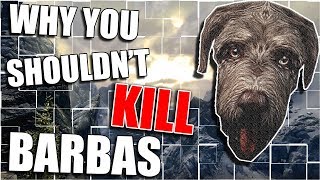 Why You Shouldnt Kill Barbas  Hardest Decisions in Skyrim  Elder Scrolls Lore [upl. by Anairdna44]