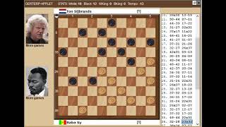 Baba Sy vs Ton Sijbrands  KNDB World Championship 1972 [upl. by Neelahs]