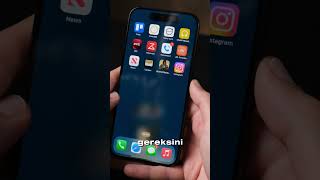 iPhonelarda uygulama gizleme nasıl yapılır shortvideo [upl. by Noneek]