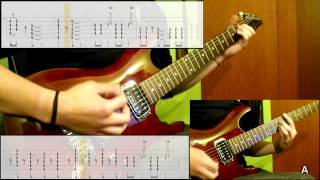 Weezer  Say It Aint So Guitar Cover Play Along Tabs In Video [upl. by Enneiluj]