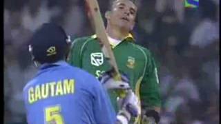 GAUTAM GAMBHIR VS ANDRE NEL  FUNNIEST SLEDGING OF ALL TIME WATCH AND COMMENT [upl. by Ettennek]