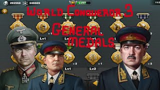 GENERAL MEDALS  World Conqueror 3 [upl. by Attenwahs]