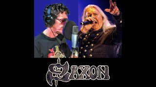 COVER de SAXON  747 STRANGERS IN THE NIGHT 1980 tributo CHRISTIAN [upl. by Ileak63]