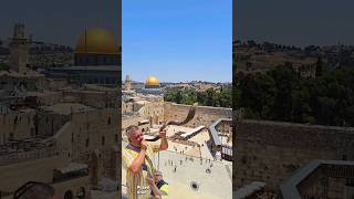 Western Wall Kotel shofar shorts viral short shortvideo viralvideo music song shortsvideo [upl. by Naic]