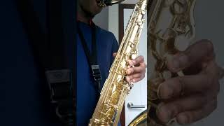 Giornos theme on tenor sax music saxophone recorder jpop anime [upl. by Tillio]