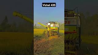 Vishal 435 new model harvester power of Vishal 435 king 👑ytshorts shortvideo farming life [upl. by Jaclyn]