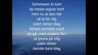 Tomas Ledin Sommaren är kort Lyrics [upl. by Myca]