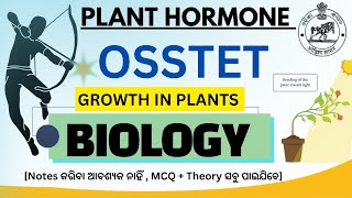 Growth In Plants  Photoperiodism  Plant Hormone  TGT CBZ  OSSTET LTR SSD TGT OUAT BIOLOGY [upl. by Nnylirej731]