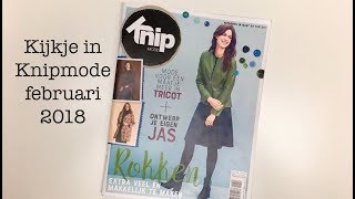 Kijkje in Knipmode februari 2018  Knipmode [upl. by Froehlich744]