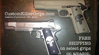 custom 1911 grips by CustomKillerGripscom [upl. by Etheline]