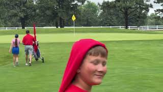 Elizabeth playing golf at Columbus Elks CC on July 1 2024 [upl. by Ulric]