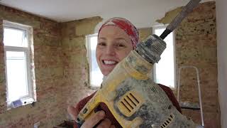 DeWalt Cordless SDS Drill   Better than a Hammer and Chisel [upl. by Kristyn]