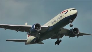 1 Hour of Planespotting at London Gatwick Airport  290314 [upl. by Niattirb250]