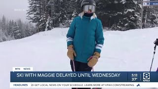 Ski event with Whitefish native Olympian Maggie Voisin delayed [upl. by Crystie924]