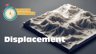 The Displacement in Blender Material vs Modifier [upl. by Elbam]