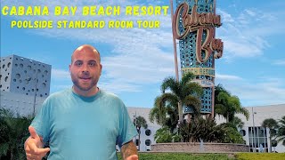 Poolside Standard Room Tour  Cabana Bay Beach Resort  Universal Orlando [upl. by Ruddie]