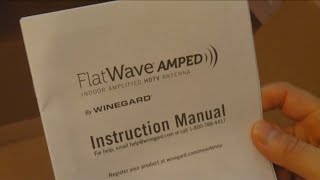 Winegard Flatwave Amped Indoor HDTV Antenna Review  Part 1 Unboxing [upl. by Kries297]