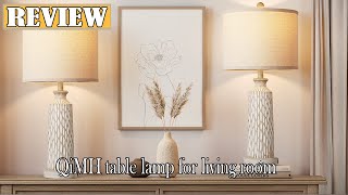 QiMH table lamp for living room Review  Very Practical and Stylish Table Lampss [upl. by Almeida]