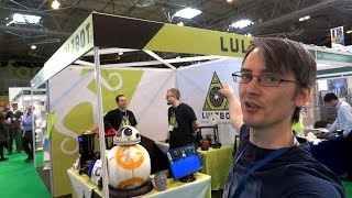 TCT 3D Print Show 2016 with Lulzbot and my Robots  James Bruton [upl. by Dnaloy]