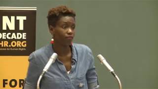 Rokhaya Diallo at the UN police brutality and migrants rights [upl. by Findlay183]