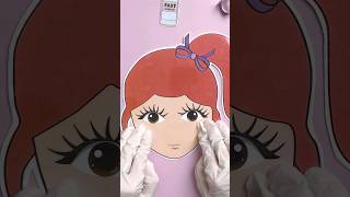 👧papper diy  eyelashes extension kit  종이놀이 ASMR  paper play  속눈썹연장 [upl. by Nnek783]