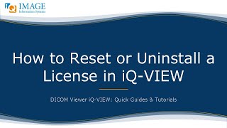 How to Reset or Uninstall a License in iQVIEW [upl. by Annil]