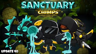 Sanctuary CHIMPS Black Border Guide ft The Fantastic Bow and Arrow amp Super Glue BTD6 [upl. by Stover]