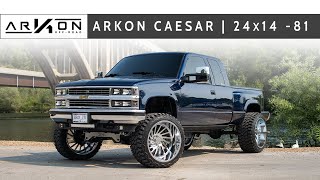 ARKON Caesar 24x14 81  1995 Chevy Silverado K1500 [upl. by Staffard]