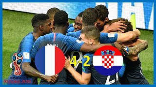 FranceCroatie 42  la deuxième étoile pour les Bleus [upl. by Hpeseoj]