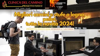 Migliori camini e stufe a legna o pellet Progetto fuoco 2024 tutte le novità Lacunza pt4 [upl. by Nomead]