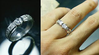 how to make silver ring for women  handmade jewelry [upl. by Milano]