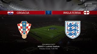 Croacia vs Inglaterra  Mundial Rusia 2018  Fifa World Cup Russia 2018  Partido Completo [upl. by Marjory]