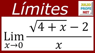 LÍMITES ALGEBRAICOS  Ejercicio 12 [upl. by Holtz]