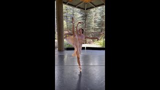 Isabella Boylston amp Tiler Peck Tchai Pas Variation Shorts [upl. by Dillie]