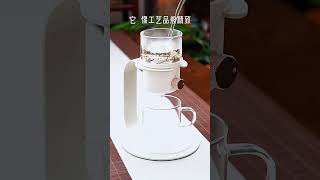 Zhendian small brewable teapot Japanese glass teapot modern flower teapot drip filter [upl. by Leizahaj]