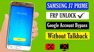 Samsung J7 Prime FRP Bypass 2022  FRP J7 Prime  G610F FRP Bypass  FRP Bypass Samsung Without Pc [upl. by Innes]