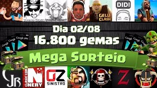 MEGA SORTEIO  16800 GEMAS  14 GIFT CARD DE 1200 GEMAS [upl. by Delle]