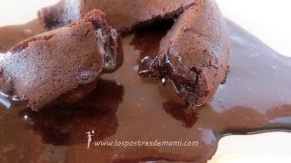 Coulant de chocolate ¡qué desastre  Recetas fáciles de Los Postres de Mami [upl. by Yde24]