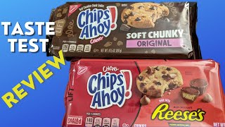 Chips Ahoy Reeses Peanut Butter Cup  Chips Ahoy Soft Chunky Original  Chocolate Chip Cookies [upl. by Onaireves]