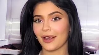 Kylie Jenner Reveals Pregnancy Status At Kylie Skin Launch Party [upl. by Aeuhsoj95]